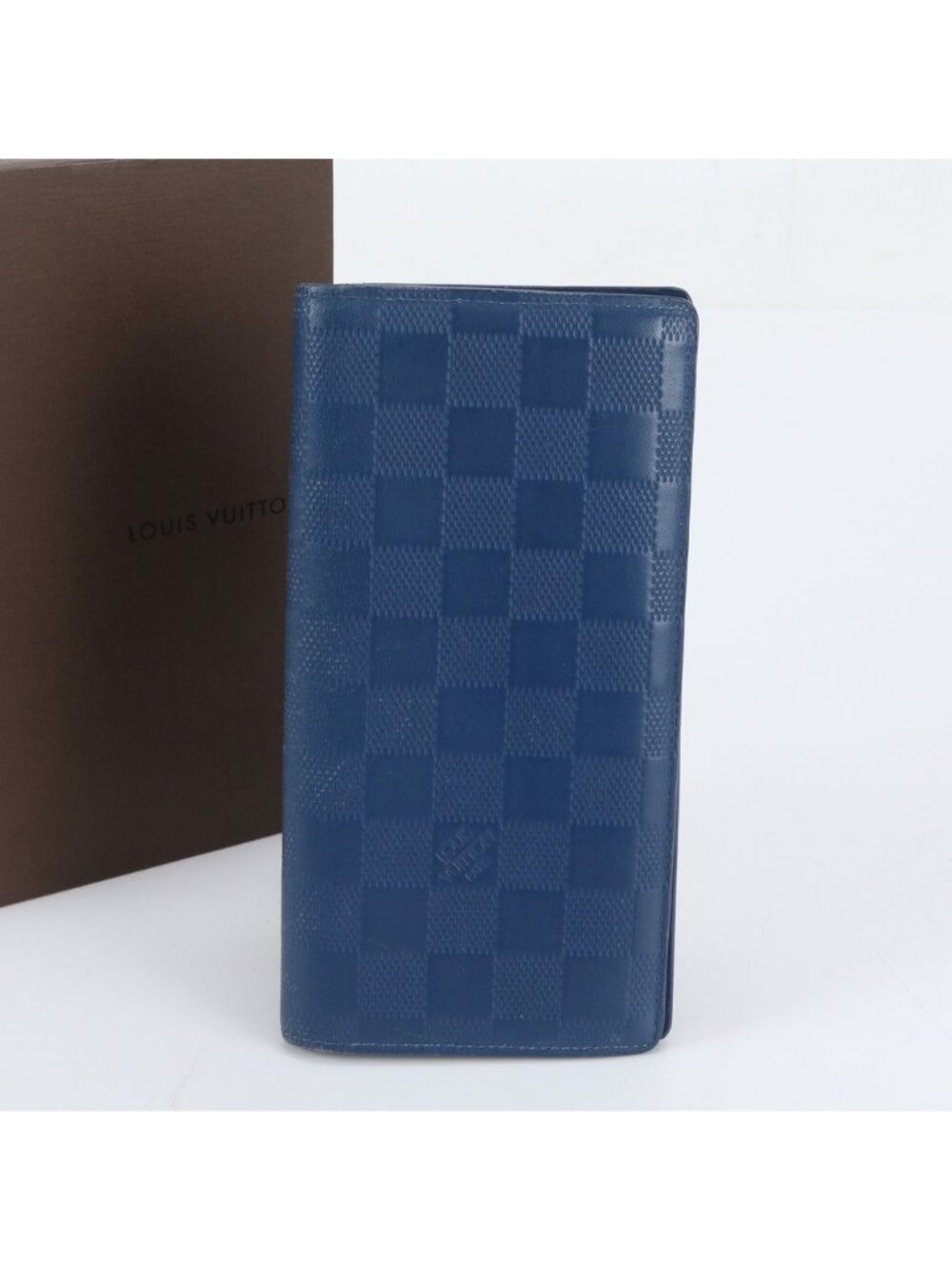 Louis Vuitton Damier Infini Portefeuille Brazza Leather Wallet